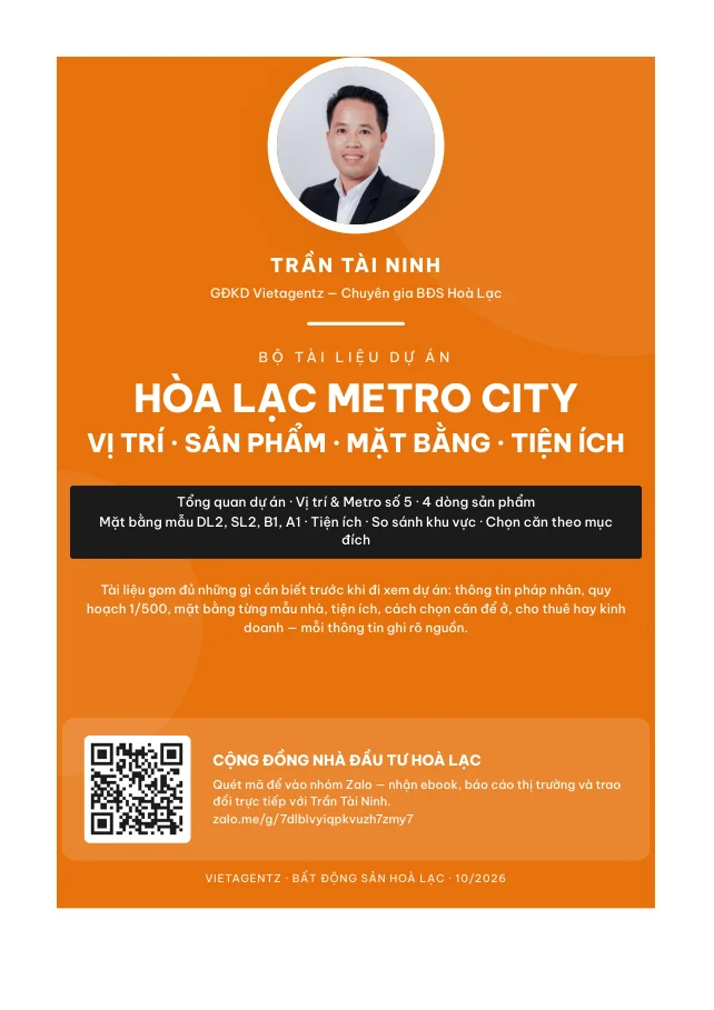 Bìa bộ tài liệu Hòa Lạc Metro City